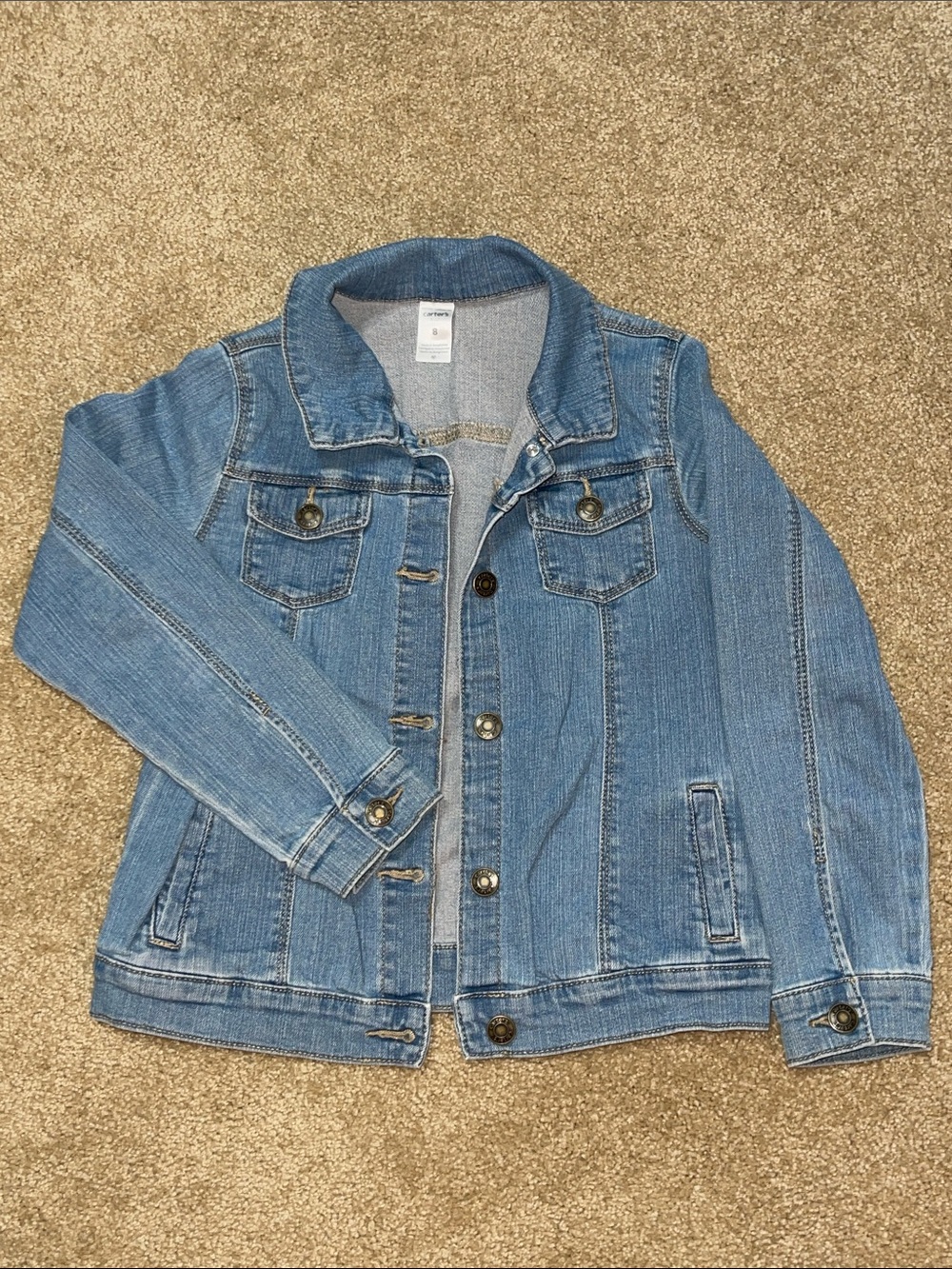 Carter's Light Blue Denim Jean Jacket for Kids